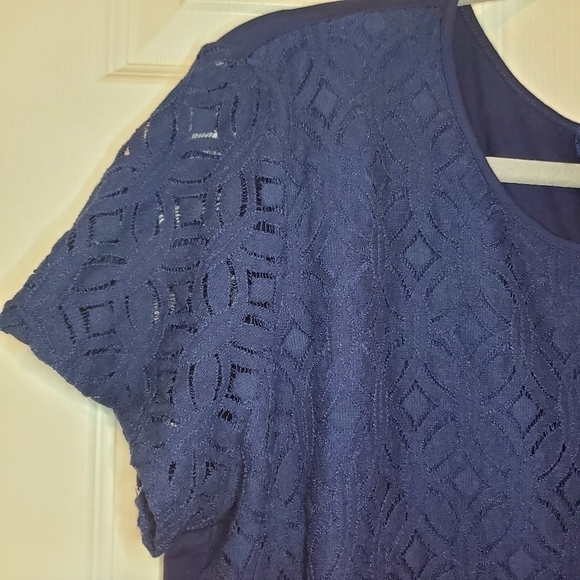 Market and Spruce Navy Top Sz XXL - Picture 2 of 9
